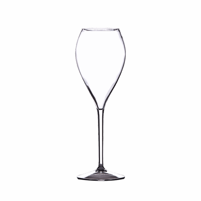 plastik champagneglas