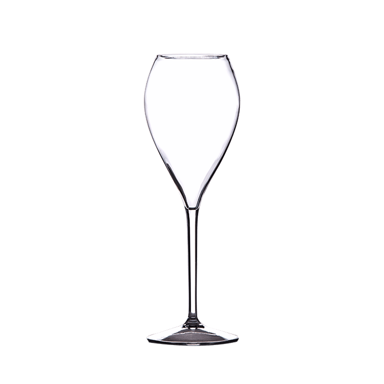 plastik champagneglas