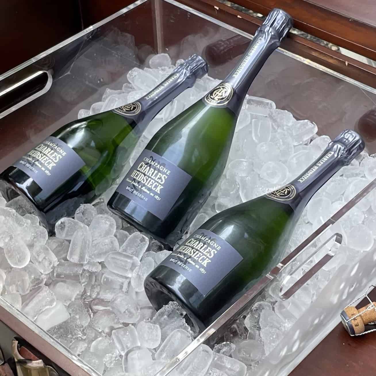 CHarles Heidsieck champagnesmagning