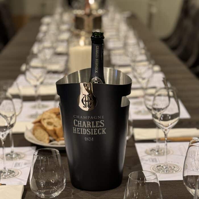 Champagnesmagning ALL IN Charles Heidsieck